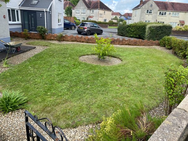 Front garden landscaping